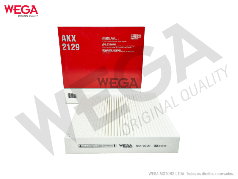 Filtro de Cabine Wega AKX-2129