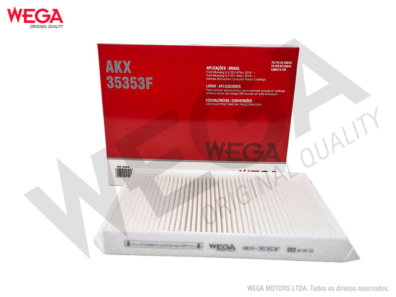 Filtro de Cabine Wega AKX-35353F