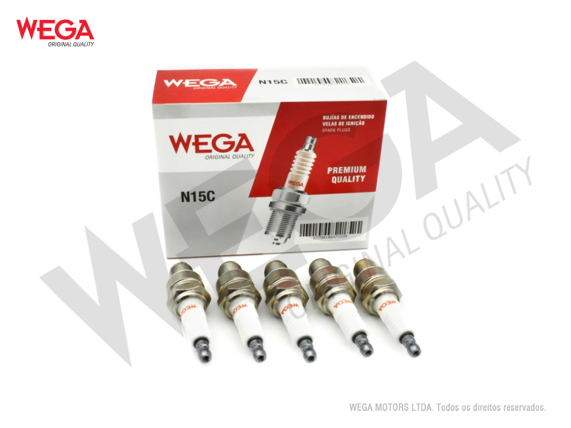 Vela Ignicao Cobre Wega N15C