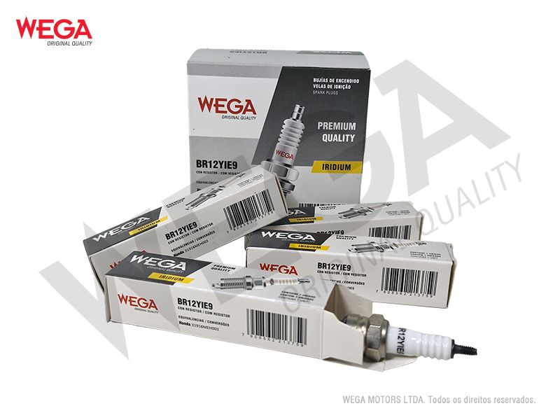 Vela Ignicao Iridium Wega BR12YIE9