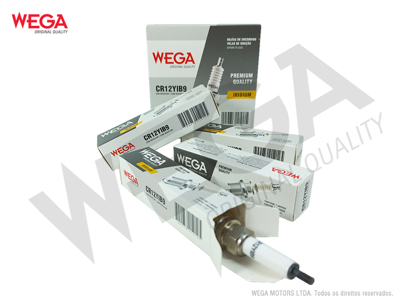 Vela Ignicao Iridium Wega CR12YIB9