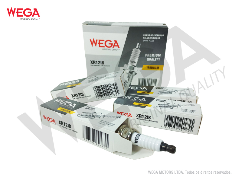 Vela Ignicao Iridium Wega XR12I8